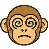 😵‍💫 Эмодзи «Обезьянка» для Telegram