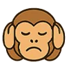 🙉 Эмодзи «Обезьянка» для Telegram