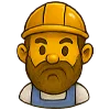 🧔‍♂️ Эмодзи «Строитель» для Telegram