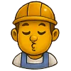 😘 Эмодзи «Строитель» для Telegram