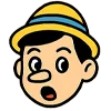 😳 Эмодзи «Пиноккио» для Telegram