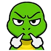 😤 Эмодзи «Ящерица» для Telegram
