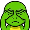🙈 Эмодзи «Ящерица» для Telegram