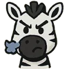 😮‍💨 Эмодзи «Зебра» для Telegram