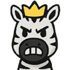 👑 Эмодзи «Зебра» для Telegram