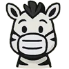 😷 Эмодзи «Зебра» для Telegram