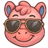 😎 Эмодзи «Милый зверек» для Telegram