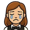 😭 Эмодзи «Официант» для Telegram