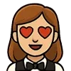 😍 Эмодзи «Официант» для Telegram
