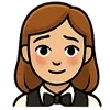 😌 Эмодзи «Официант» для Telegram