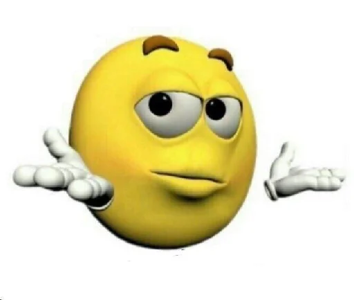 🤷‍♂️ Стикер «Пикчи и картинки» для Telegram