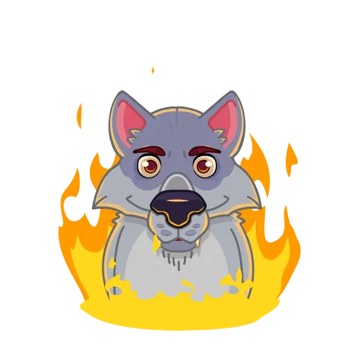 🔥 Стикер «El lobo de Wall Street» для Telegram