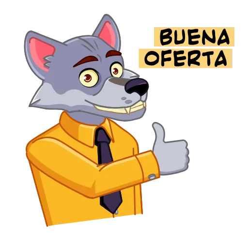 Стикерпак El lobo de Wall Street для Telegram
