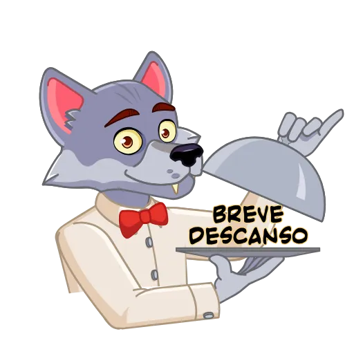 🍽 Стикер «El lobo de Wall Street» для Telegram