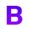 😎 Эмодзи «Фиолетовые буквы и иконки» для Telegram
