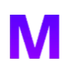 😎 Эмодзи «Фиолетовые буквы и иконки» для Telegram