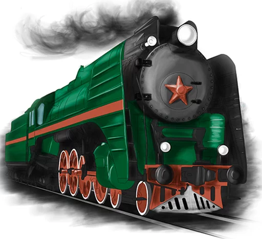 🚂 Стикер «trains» для Telegram
