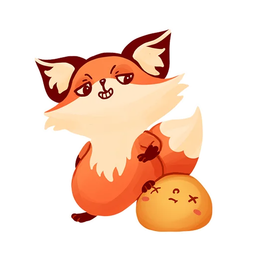 😵 Стикер «Tram Foxy» для Telegram