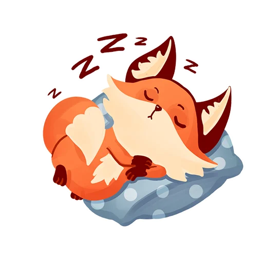 💤 Стикер «Tram Foxy» для Telegram