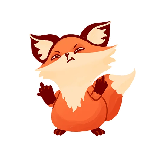 🖕 Стикер «Tram Foxy» для Telegram