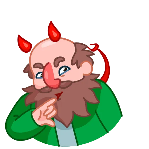 😈 Стикер «Tramp» для Telegram