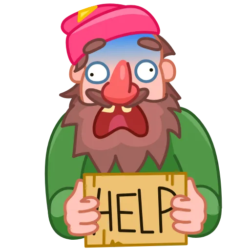 🆘 Стикер «Tramp» для Telegram