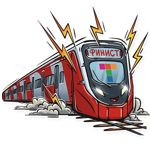 ⚡️ Стикер «Питерский транспорт» для Telegram