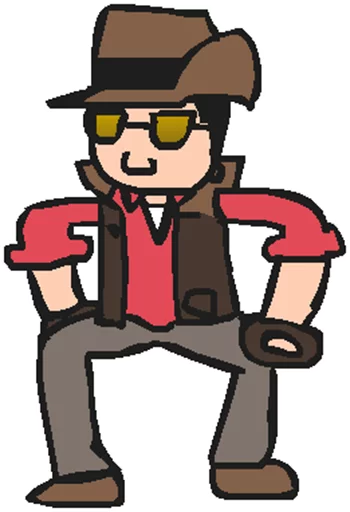 🚐 Стикер «Muddys Trash Fortress 2» для Telegram