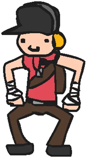 ⚾ Стикер «Muddys Trash Fortress 2» для Telegram