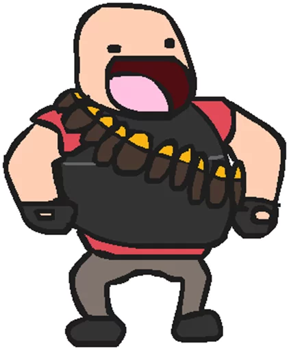 👊 Стикер «Muddys Trash Fortress 2» для Telegram