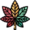 Стикер 44 Weed