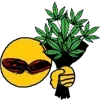 Стикер 16 Weed