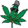 Стикер 51 Weed