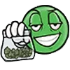 Стикер 25 Weed