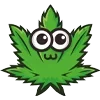 Стикер 48 Weed