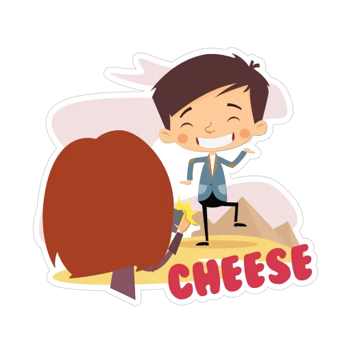 🙂 Стикер «Travelling with love» для Telegram