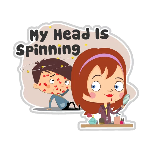 😶 Стикер «Travelling with love» для Telegram