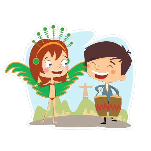 😄 Стикер «Travelling with love» для Telegram