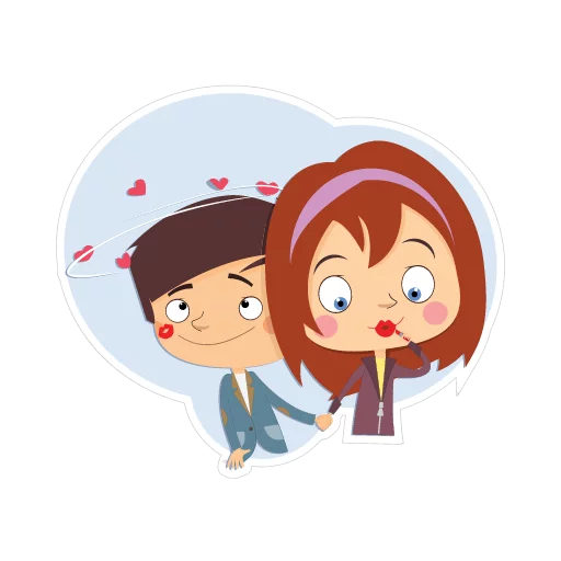 🙂 Стикер «Travelling with love» для Telegram