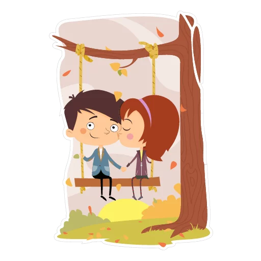 😘 Стикер «Travelling with love» для Telegram