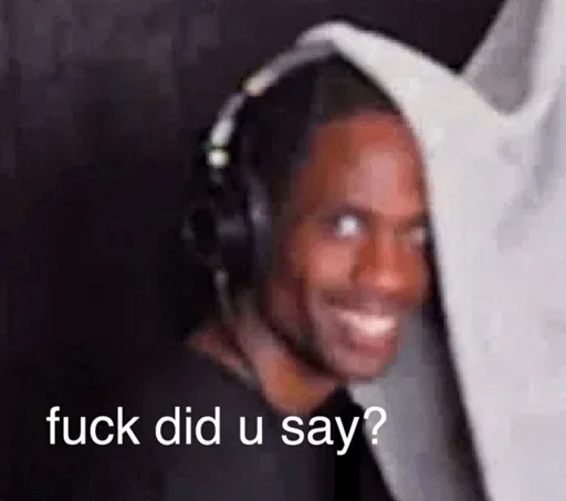 🥢 Стикер «Travis Scott» для Telegram