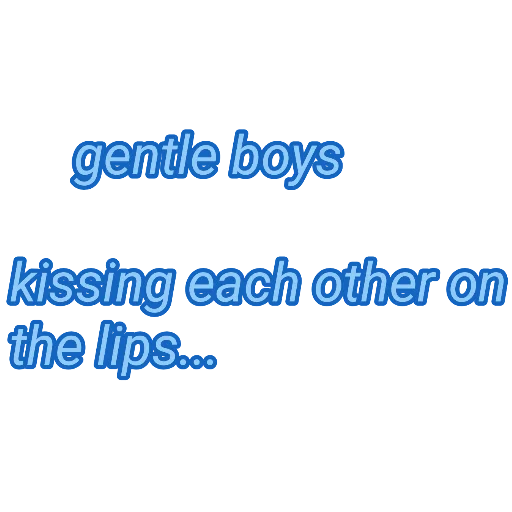 👨‍❤‍💋‍👨 Стикер «Проделки поджелудочной железы ！» для Telegram