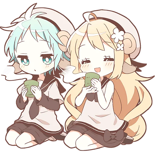 ☕️ Стикер «Тройняшки 2» для Telegram