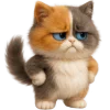 🙄 Эмодзи «Трехцветный котик» для Telegram