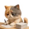 ✍ Эмодзи «Трехцветный котик» для Telegram