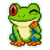 ⭐ Эмодзи «Tree frog» для Telegram