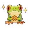 ⭐ Эмодзи «Tree frog» для Telegram