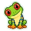 ⭐ Эмодзи «Tree frog» для Telegram