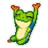 ⭐ Эмодзи «Tree frog» для Telegram
