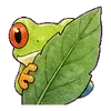 ⭐ Эмодзи «Tree frog» для Telegram
